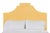 Nadine Full/Double Headboard, Mustard Linen For Sale