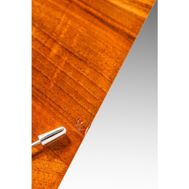 Iconic Super Expanding Table in the Style of the 'Maria Flap' by Bruno Mathsson, European Walnut, Yugoslavia, C. 1960s​ For Sale - Image 12 of 12