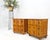 Pair of Fine Italian Inlaid Three Drawers Banded Tops Nightstands Small Dresser For Sale - Image 9 of 14