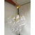 Chandelier Murano Glass Tronchi Like Venini Style Metal frame gold 24 Diameter 50 cm = 19,7” Height 40 cm = 15.7" Murano...