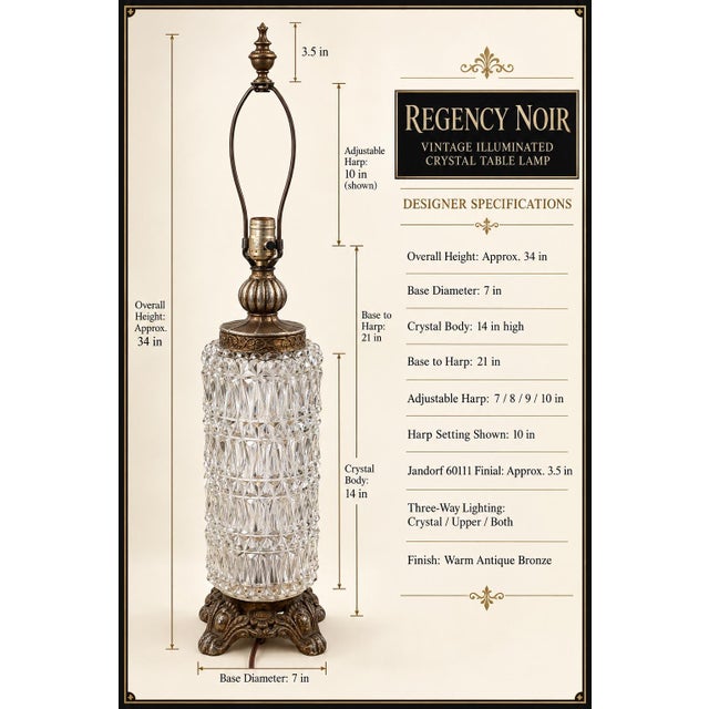 Textile Vintage Illuminated Crystal Lamp With Oxblood Velvet Pagoda Shade For Sale - Image 7 of 9