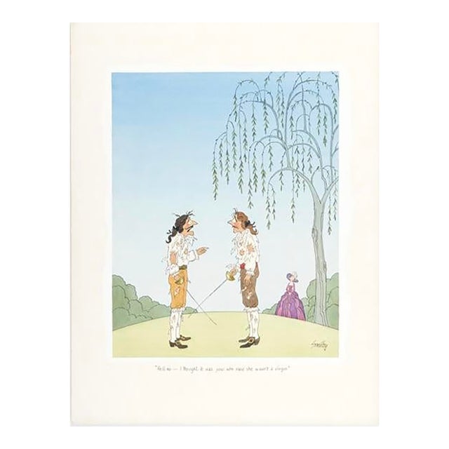 Original Published Playboy Magazine Artwork Painting by Francis Wilford Smith "Smilby" Rare For Sale