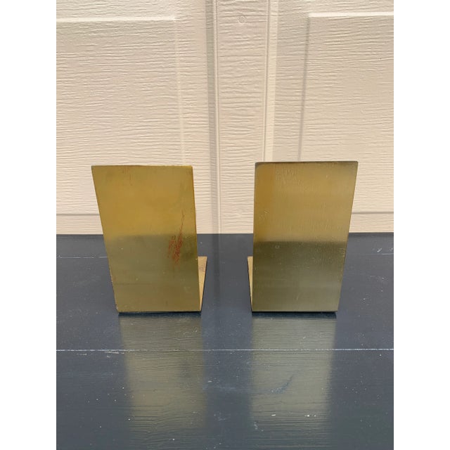 Brass 1980s Neoclassical Cast Brass Celestial Armillary Sundial Bookends, Pair For Sale - Image 8 of 9