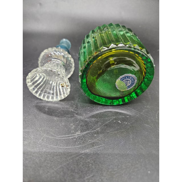 Art Deco Vintage Iw Rice Set of Two Perfume Atomizer/Celluloid Bottles For Sale - Image 3 of 4