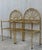 Mid-Century Modern Mid-Century Modern Italian Faux Bamboo Gilt Metal Night Stands With Smoked Glass - A Pair For Sale - Image 3 of 11