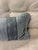 Textured Gray Bolster Pillow For Sale - Image 9 of 12