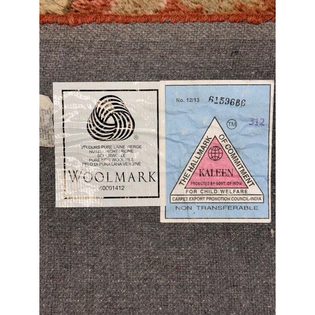 2ft 6in × 9ft 1in Traditional Floral Wool Runner Rug For Sale - Image 12 of 12