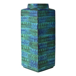 Large Fat Lava Floor Vase from Bay Keramik, 1970s For Sale