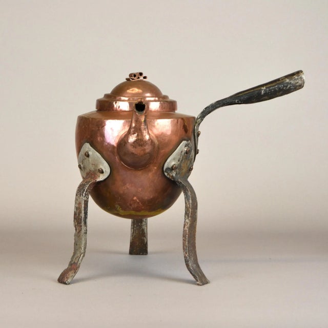 Rustic Vintage Copper Vessels, 1950s, Set of 4 For Sale - Image 3 of 12