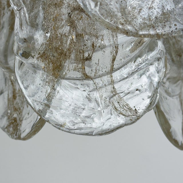 Mid-Century Modern Vintage Murano Glass Chandelier from Mazzega, Italy 1970s For Sale - Image 3 of 18