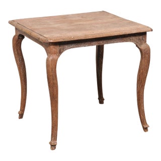 18th C. French Country Square-Shaped Table For Sale