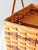 Vintage Splint Weave Stair Basket For Sale - Image 9 of 12