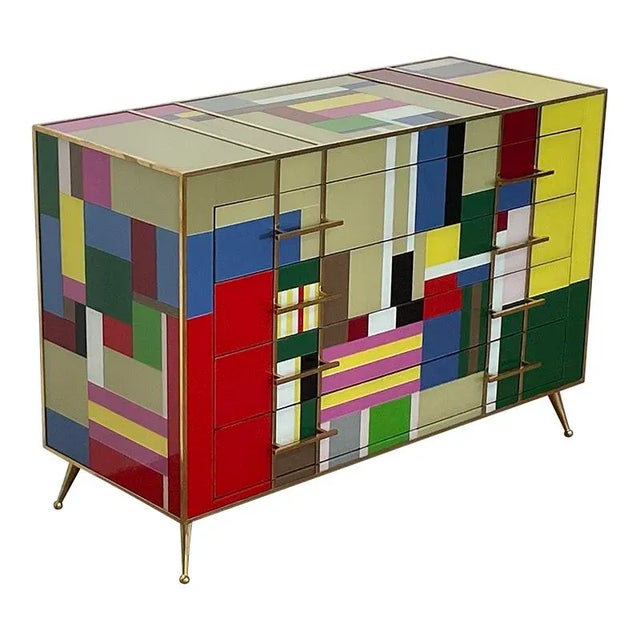 Four Drawers in Multicolor, 1980s For Sale - Image 3 of 9