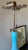 Vintage Mid-Century Modern Blue Hand-Blown Glass Table Lamp - Murano Style For Sale - Image 4 of 8