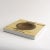 Mid-Century Modern Vintage Horn Inlay Square Ashtray Catchall With Brass Center For Sale - Image 3 of 11