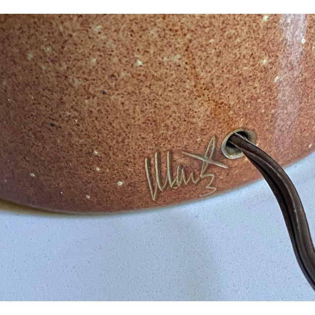 Gordon & Jane Martz Vintage Gordan and Jane Martz Stoneware Lamps - a Pair For Sale - Image 4 of 8