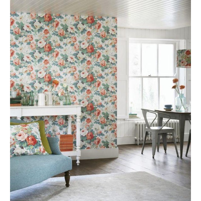 Chelsea Wallpaper Kelly Green Sample Chairish