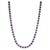 Metal Timeless Bezel Set Amethyst Station Link Necklace for Gift For Sale - Image 7 of 13