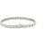 Diamond 18k White Gold Pave Eternity Bracelet For Sale - Image 4 of 6