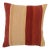 Arteverk Handwoven Reversible Wool Kilim Floor Pillow — Gold & Red Stripe (29") For Sale