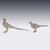 Vintage English Silver Pheasant Salt and Pepper Shakers from Asprey, 1970, Set of 2 For Sale - Image 3 of 18