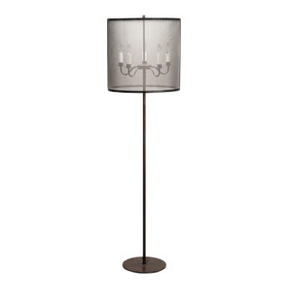 Mesh Candelabra Floor Lamp by José Esteves, France For Sale