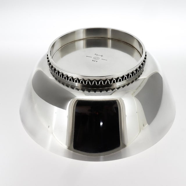 Vintage Sigvard Bernadotte Georg Jensen Modernist Sterling Silver Bowl No. 904 For Sale - Image 10 of 15
