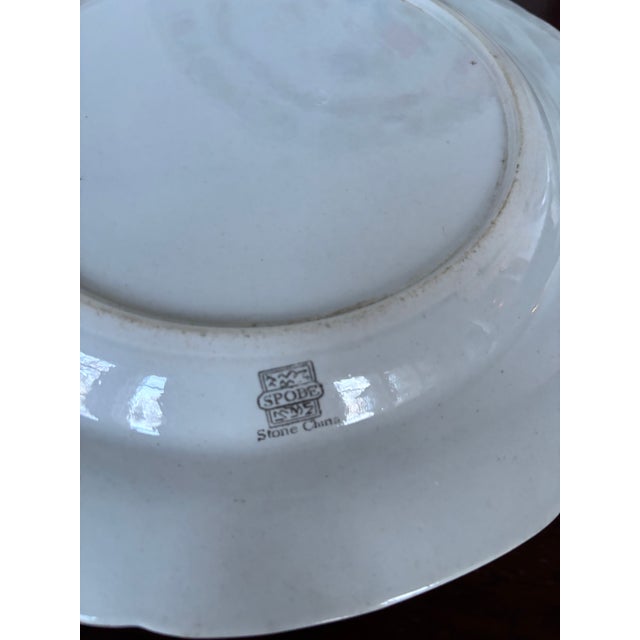 Set of 4 Early 19th Century Floral China Plates by Spode “Willis” Pattern For Sale In Philadelphia - Image 6 of 7