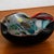 Mid-Century Modern Mid Century Modern Smoking Ashtray Art Glass Multicolored Glaze Vintage Catch All For Sale - Image 3 of 12