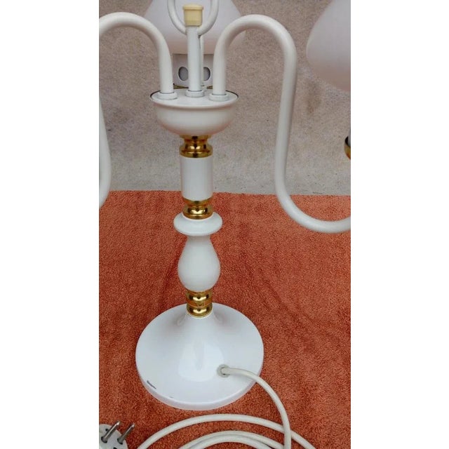 Vintage Chandelier & Table Lamp, 1970s, Set of 2 For Sale - Image 6 of 18