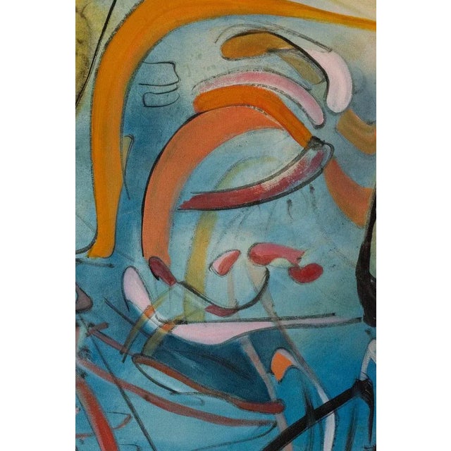 Gold After Roberto Matta, Painting, 2004, Oil on Canvas For Sale - Image 8 of 18