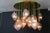 Mid-Century Italian Modern Brass and Pink Glass Chandelier, 1980s For Sale - Image 3 of 18