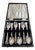 Antique Victorian English Sterling Silver Teaspoons, 1896, Set of 6 For Sale