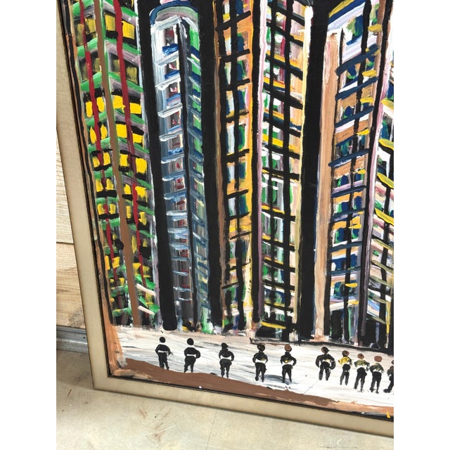 Jimmy Lee Sudduth, (1910–2007) “Untitled (Evening Cityscape, New Orleans)” For Sale - Image 18 of 18