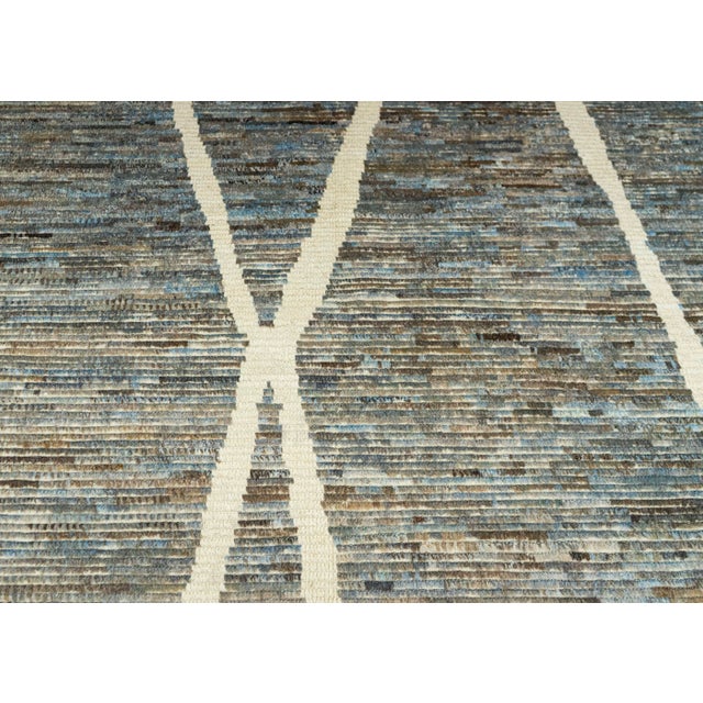 Early 21st Century Turkish Tulu Handmade Rug 9'2" x 13'2"#21311 For Sale - Image 5 of 8