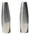 Minimalist Stainless Steel Salt and Pepper Shaker Set by Jens Harald Quistgaard, 1960s, Set of 2 For Sale