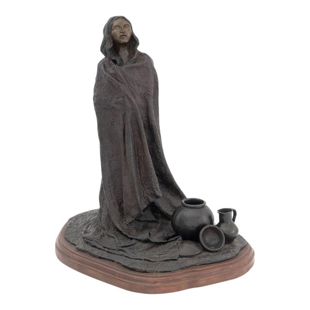 c.d. Bond "Potter's Daughter" Bronze, 1981 For Sale