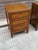 Set of 2 Italian Louis XVI style bedside tables, 1980s Walnut with inlays. Good condition, minor signs of wear. Three...