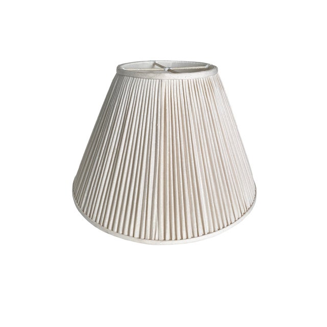 Wood Mid 20th Century Beautiful Large Antique, Hand-Painted Ceramic Lamp For Sale - Image 7 of 10