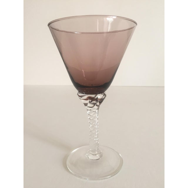 Vintage MidCentury Modern Multicolor Martini Glasses Set of 4 Chairish