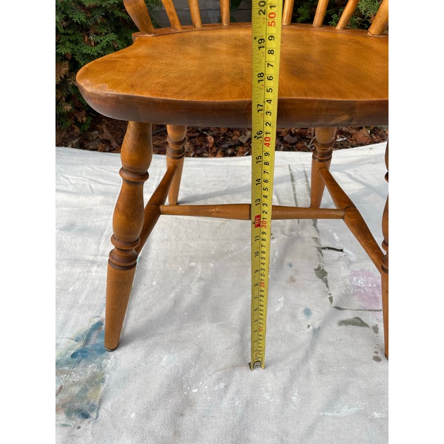 Brown 1960s Mid-Century Modern Nesto Style "Made in Sweden" Spindle Back Armchair For Sale - Image 8 of 9