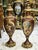 French Pair of Porcelain Vases France French Style For Sale - Image 3 of 12