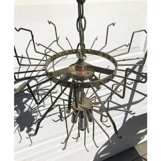 1950s 1950s Venini Tronchi Design Murano Chandelier For Sale - Image 5 of 11