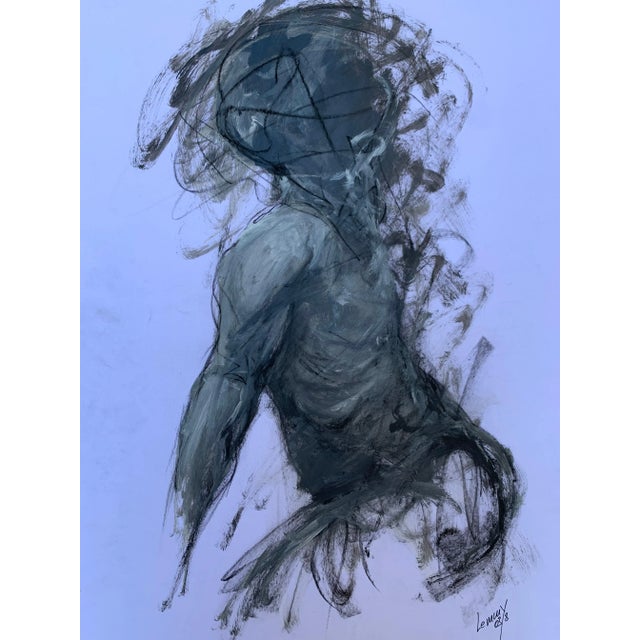 Lemmy Gonthier - Body 5 Acrylic Numbered and signed lower right of the work Dimensions: 70 x 50 Circa 2014 The human body...