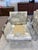 Dove Gray Pair of Mid Century Modern Style Chrome Upholstered Lounge Chairs by Arhaus For Sale - Image 8 of 12