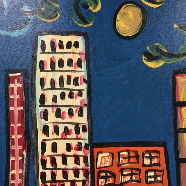 Expressionism Peter Robert Keil "Moon Over Miami" Painting For Sale - Image 3 of 7