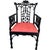 In stock ready for immediate shipping. Pair of 1960s chinoiserie armchairs featuring pierced pagoda-style backrests, faux...