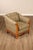 Biedermeier Sherrill Biedermeier Style Upholstered Armchair With Exposed Wood Frame For Sale - Image 3 of 18