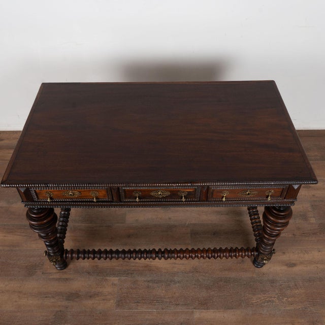 Late 18th Century Portuguese Chestnut Console Table For Sale - Image 4 of 17