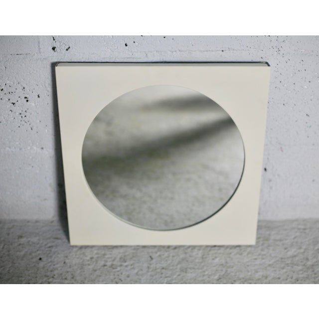 Space Age Mirror in Steel, 1970s For Sale - Image 4 of 12